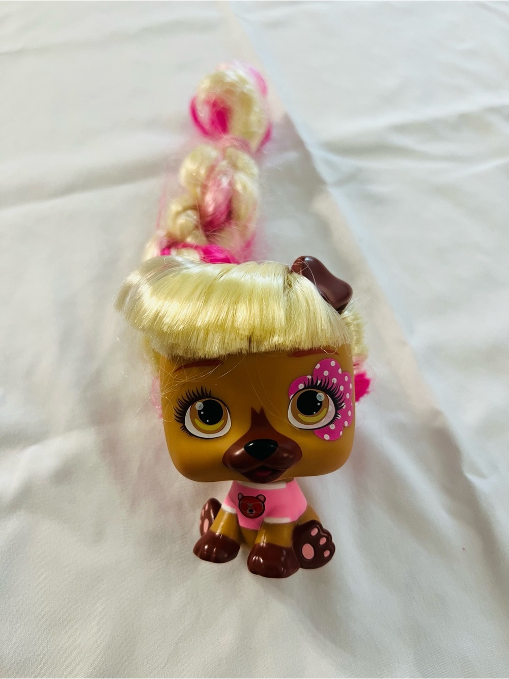 L.O.L. Surprise! Blonde & Pink Puppy Figure Dog Toy